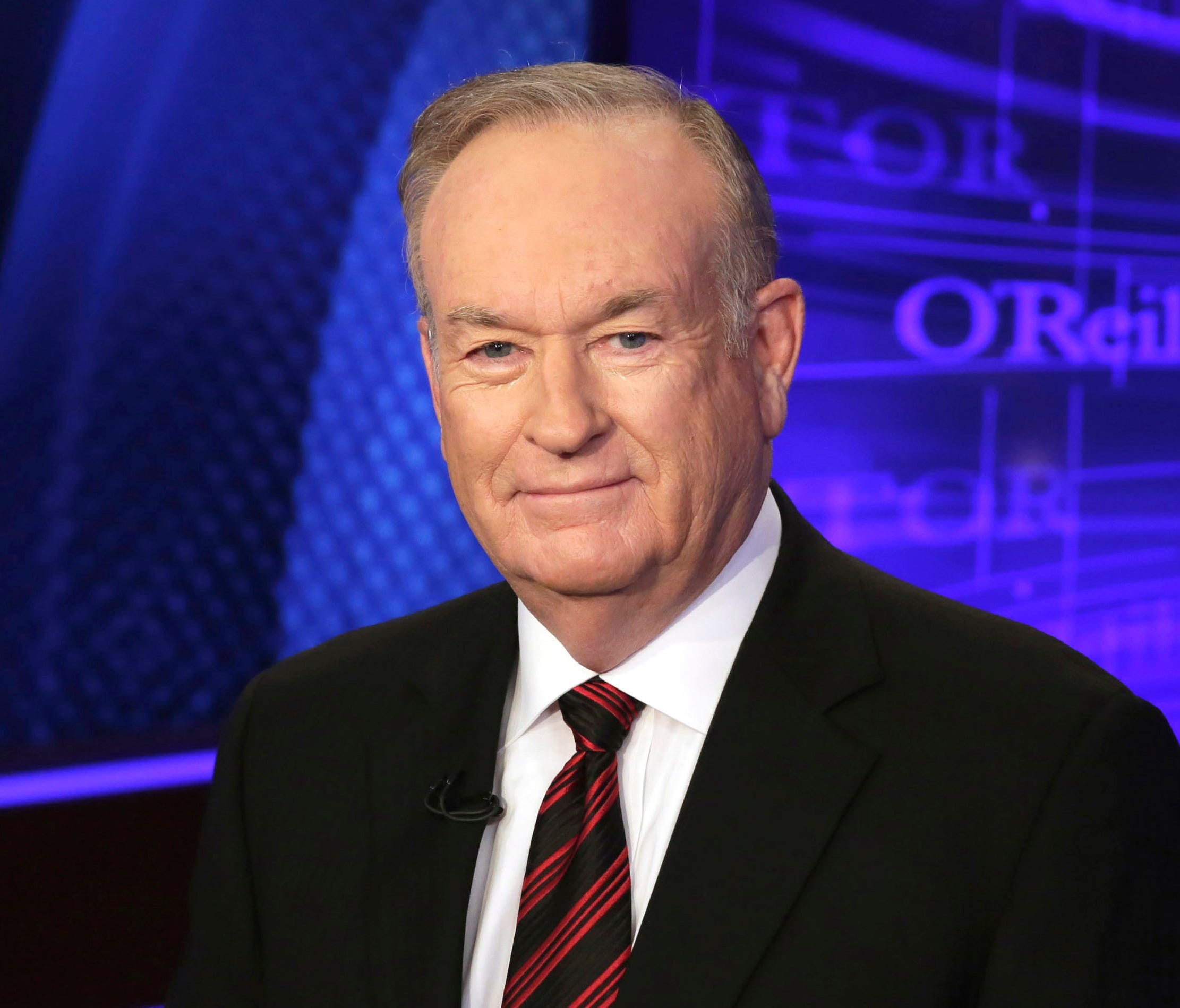 In this Oct. 1, 2015 file photo, Bill O'Reilly of the Fox News Channel program 