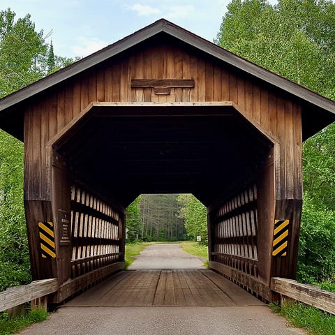 The Smith Rapids Covered Bridge was built in 1991...