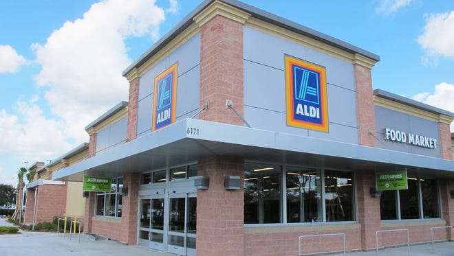 The first area Aldi grocery store is scheduled to open Nov. 17 at 6171 Naples Blvd., near Costco and Dick’s Sporting Goods in North Naples.