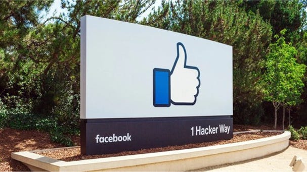 Facebook's Menlo Park headquarters.