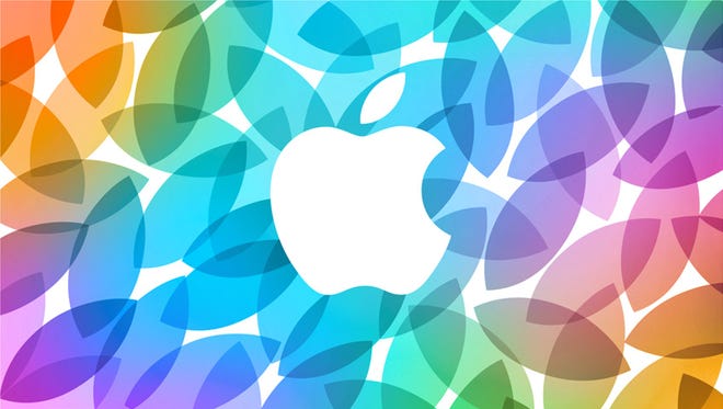File art of Apple logo.