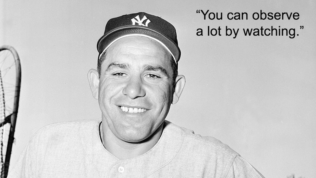 Famous Quotes Yogi Berra Famous Yogi Berra Quotes