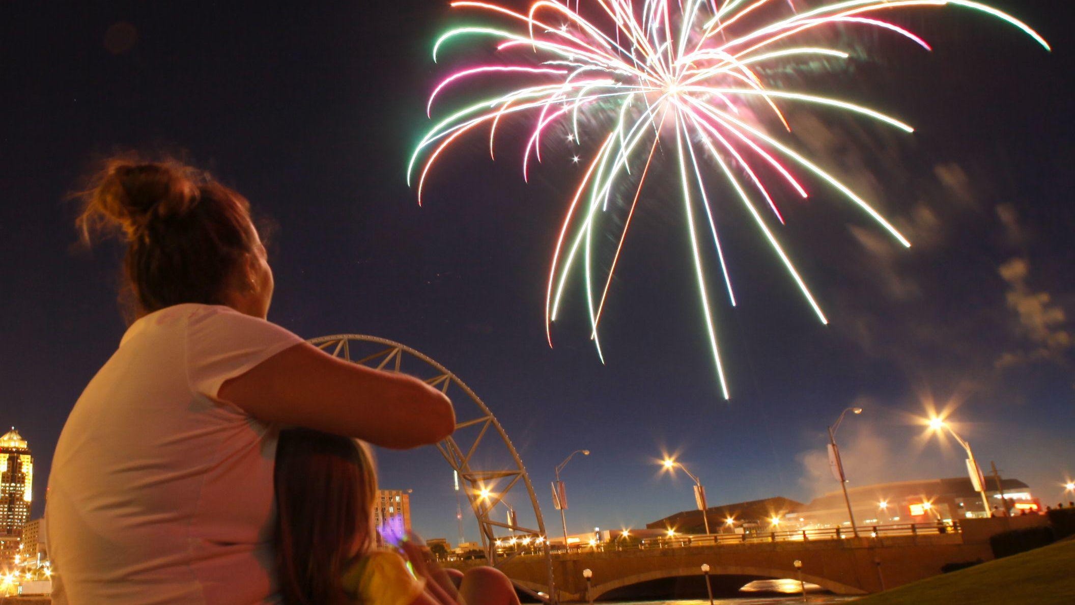 Fourth of July Where to watch fireworks in the Des Moines metro