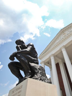 The Thinker at the University of Louisville.