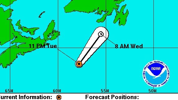 Claudette, the third tropical storm of the Atlantic hurricane season, weakens into  a post-tropical system