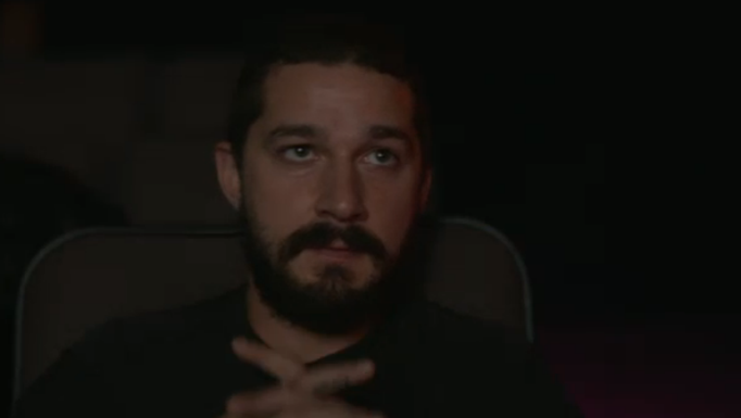 Shia LaBeouf is watching all his movies in an NYC theater, right now