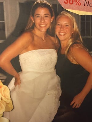 One is of me with my pen pal, Ashley, on her wedding day.