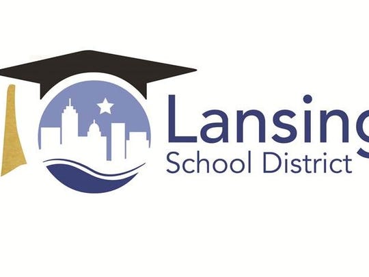 The logo of the Lansing School District