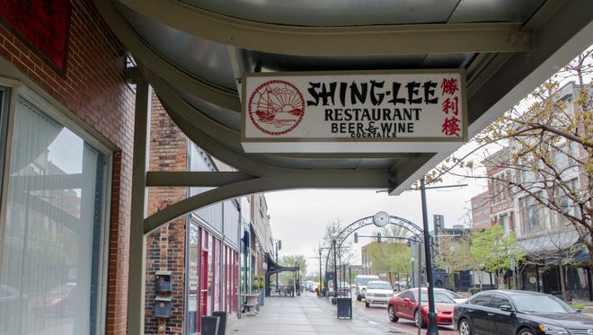 Shing Lee restaurant at 215 Main St in Evansville. Shing Lee was forced to close after a 2016 fire and will be reopening on May 1 in their former location. The restaurant originally opened in 1971.