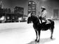 In this photo from 1982, mounted officer JJ Strong