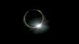 The diamond ring appears as the moon starts to move