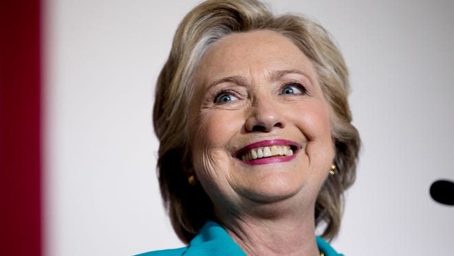 Hillary Clinton in a 2016 photo.