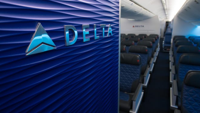 Delta unveiled its first refurbished 777 airplane as it flew for the first time on July 2, 2018 from Detroit to Beijing.