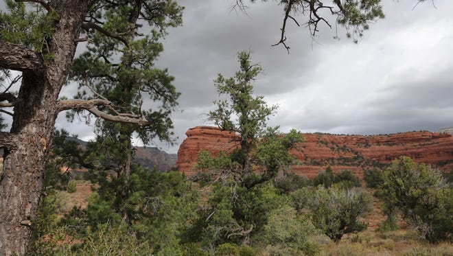Mescal Mountain can be seen along the Canyon of Fools hike in Sedona.