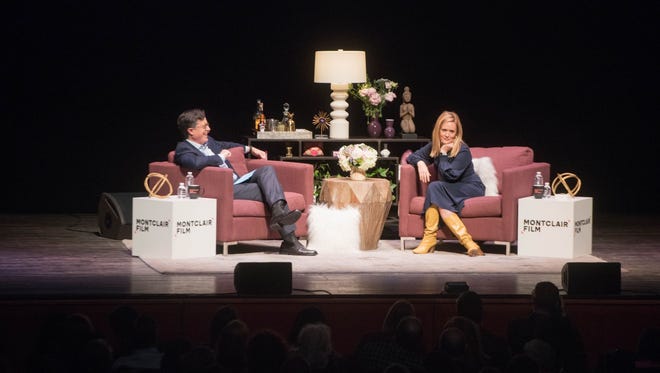 Stephen Colbert and Samantha Bee, hosts of the Montclair Film fundraiser, "SAD! A Happy Evening With Stephen Colbert and Samantha Bee.”