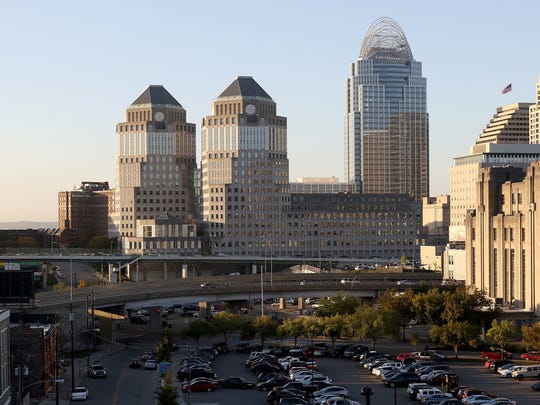 A view of downtown Cincinnati.