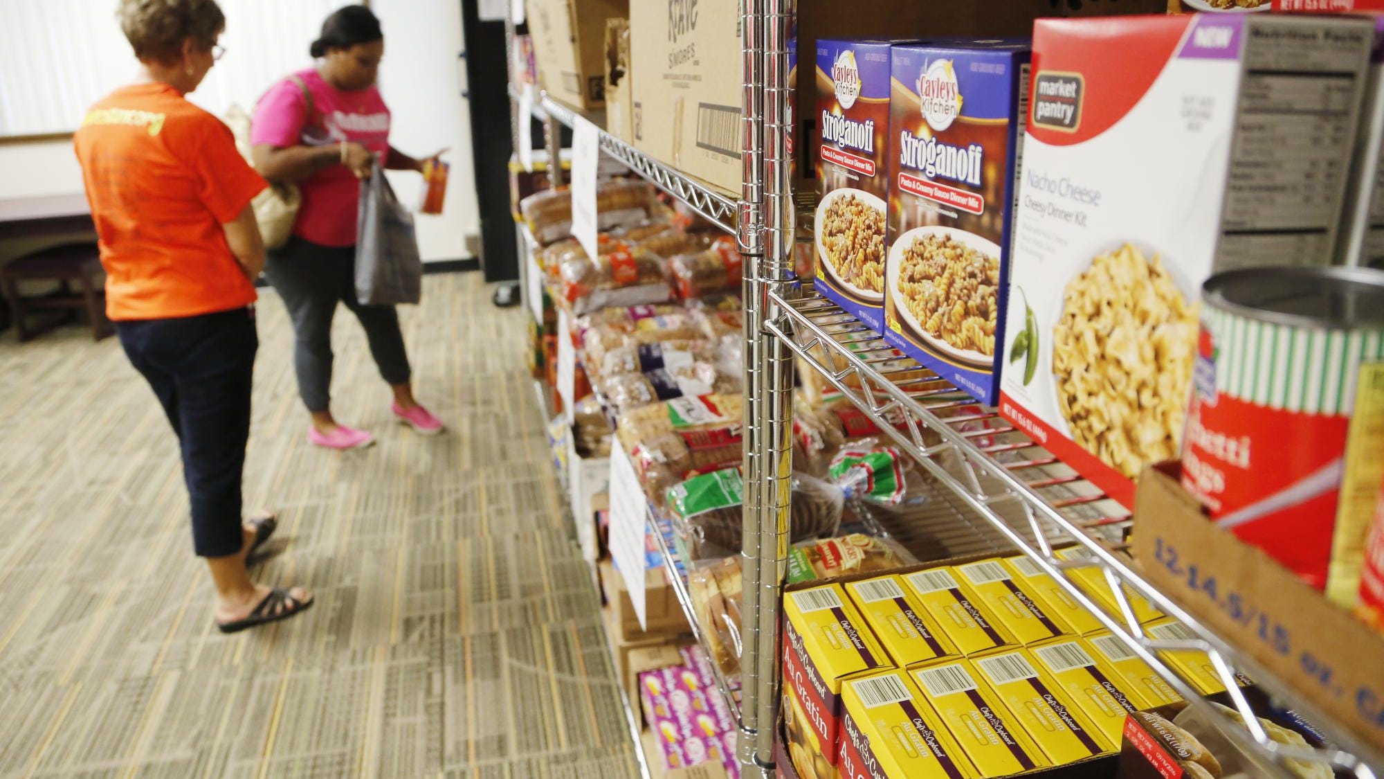 First onsite school food pantry opens