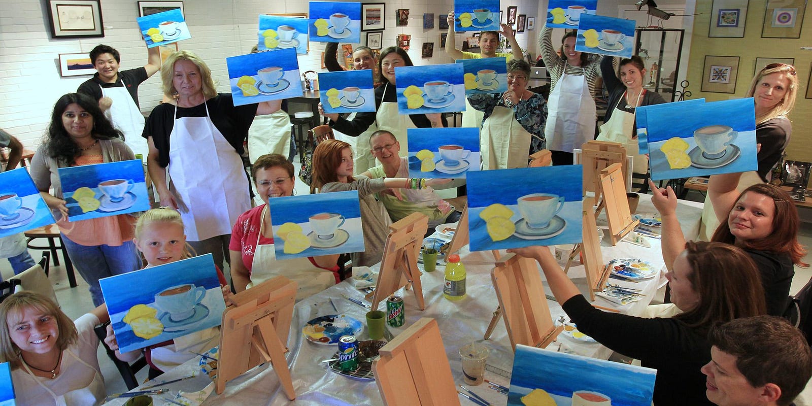 10 Places To Paint And Sip Around Indy