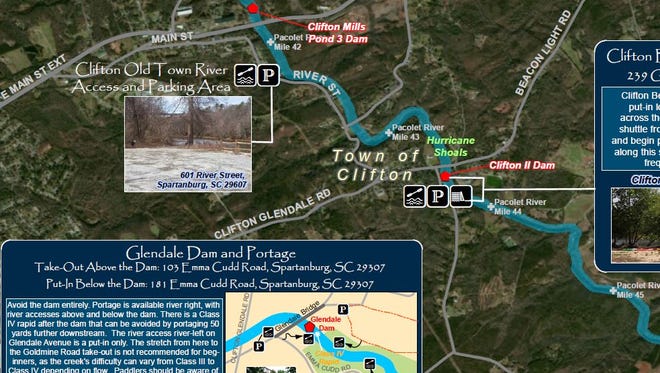 Upstate Forever is releasing its first blueway maps to help guide paddlers on two area rivers.