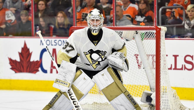 Pittsburgh Penguins goalie Jeff Zatkoff.
