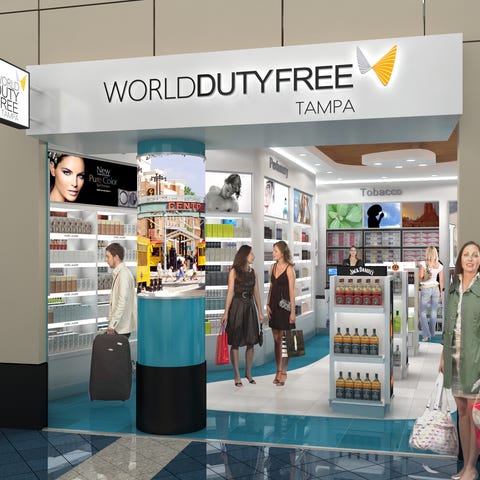 World Duty Free store at Airside E terminal.