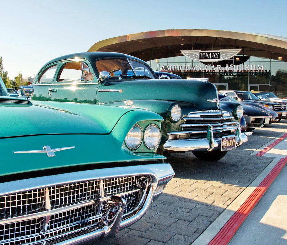 America's Car Museum in Tacoma, Wash., boasts one of the world's largest collections of racing and exotic cars.