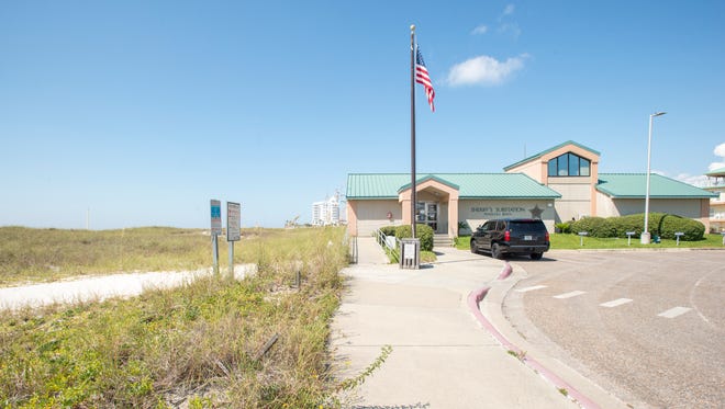 The county has proposed a 30-space parking lot behind the Escambia County Sheriff's Office substation at Casino Beach in Pensacola.  Thursday, September 14, 2017.
