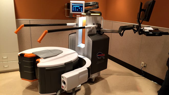 Carestream has a prototype cone beam computed tomography set up at Erie County Medical Center as it starts clinical tests on the technology for use in orthopaedics and sports medicine.