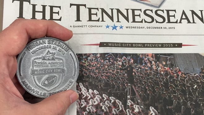 Franklin American Mortgage Music City Bowl coin