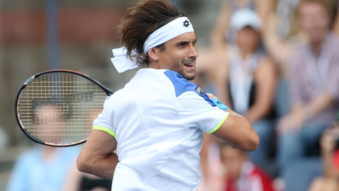 David Ferrer, shown earlier this season, advanced to the semifinals on Friday of the Valencia Open. He is the defending champion.