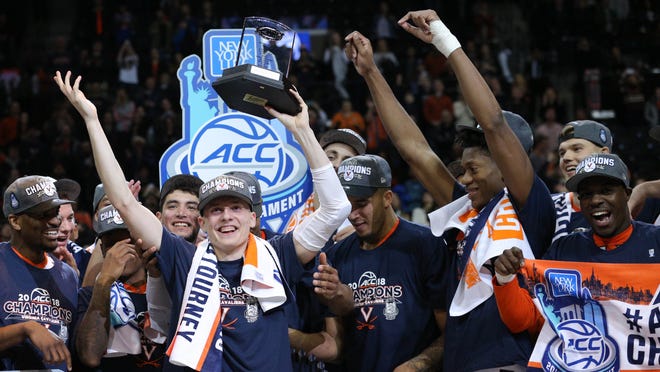 No 1 Virginia Takes Down Unc For Acc Tournament Title Acc Championship Shirts 2022