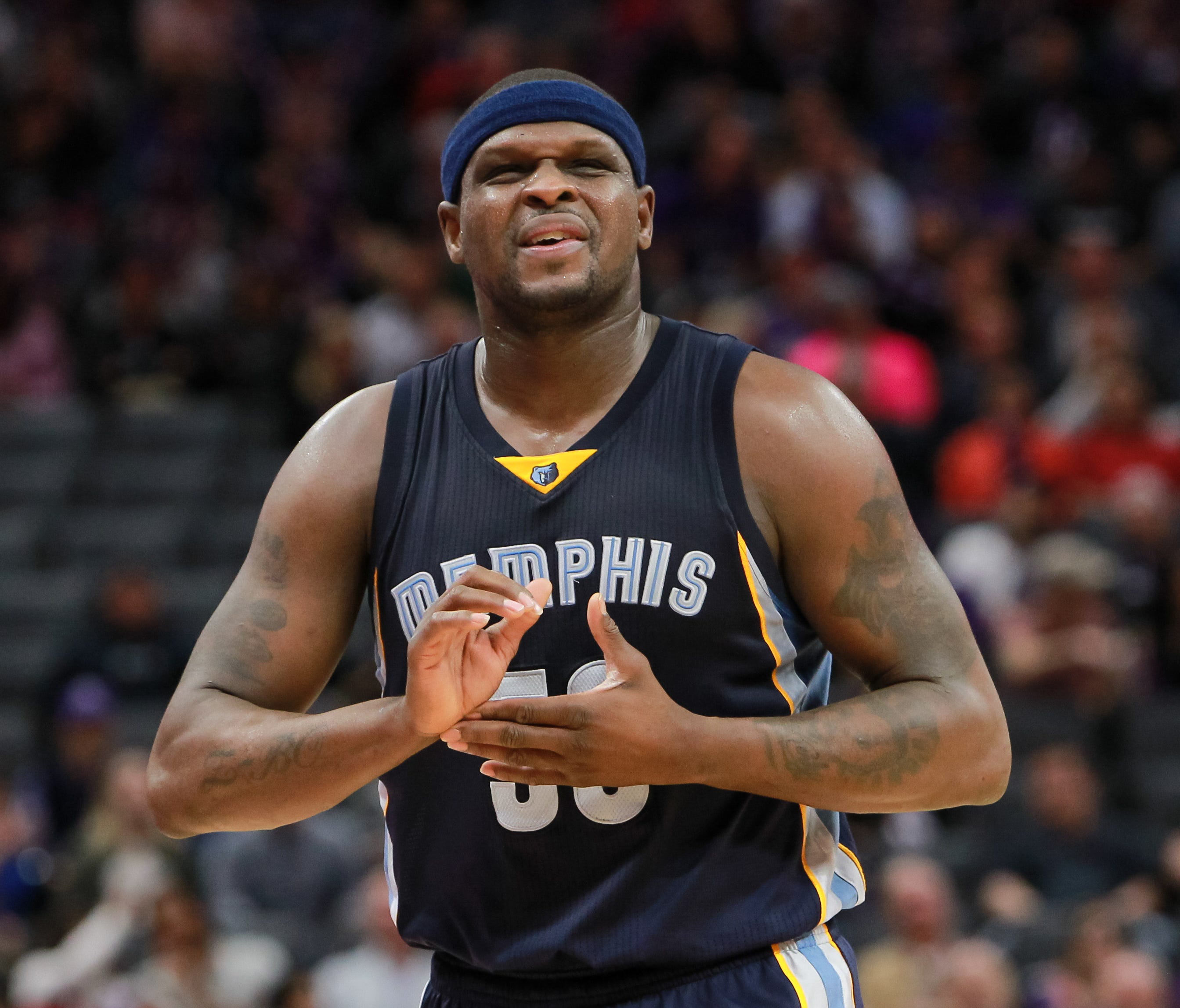 Kings forward Zach Randolph was arrested late Wednesday in L.A.