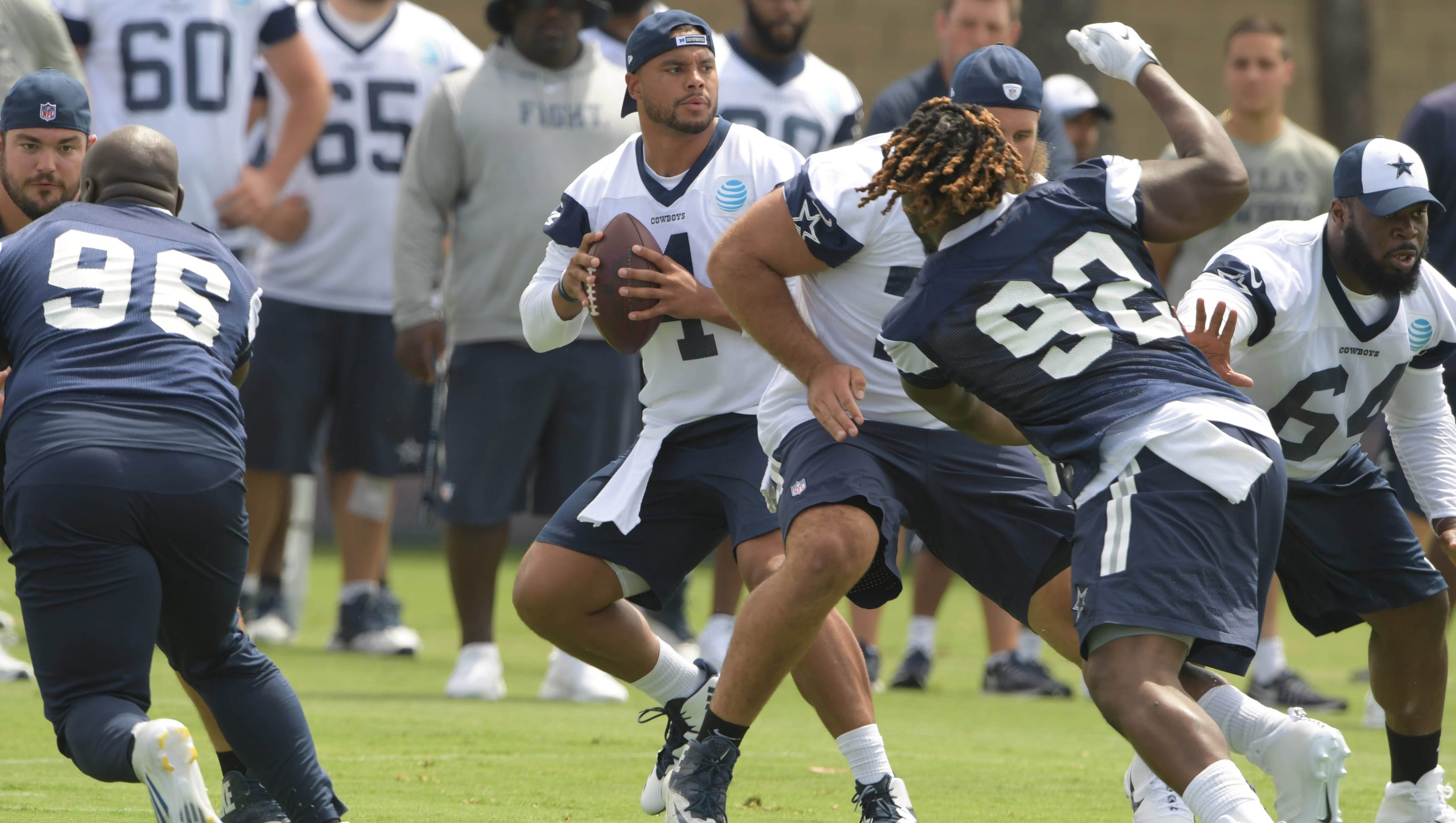 NFL training camp action