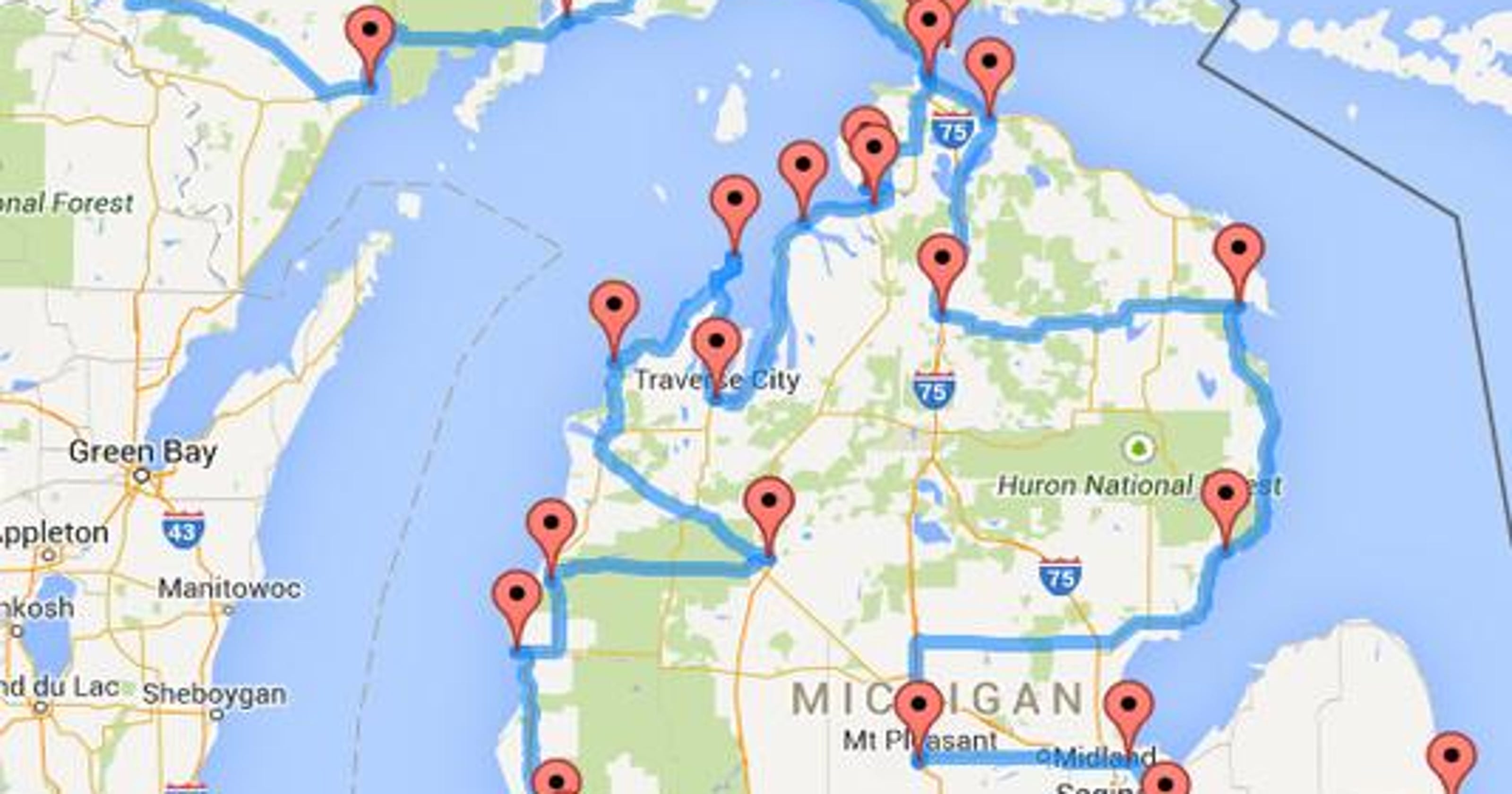 Is your favorite spot on ultimate Michigan road trip?