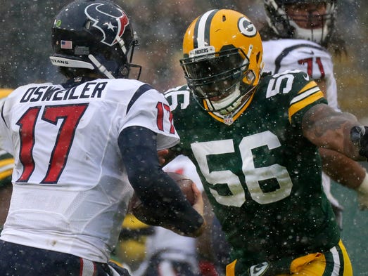 Green Bay Packers outside linebacker Julius Peppers