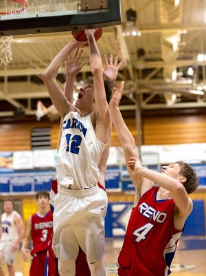 The Reno boys rolled over Carson, 55-28, on Thursday, in the only Northern 4A boys game of the week.