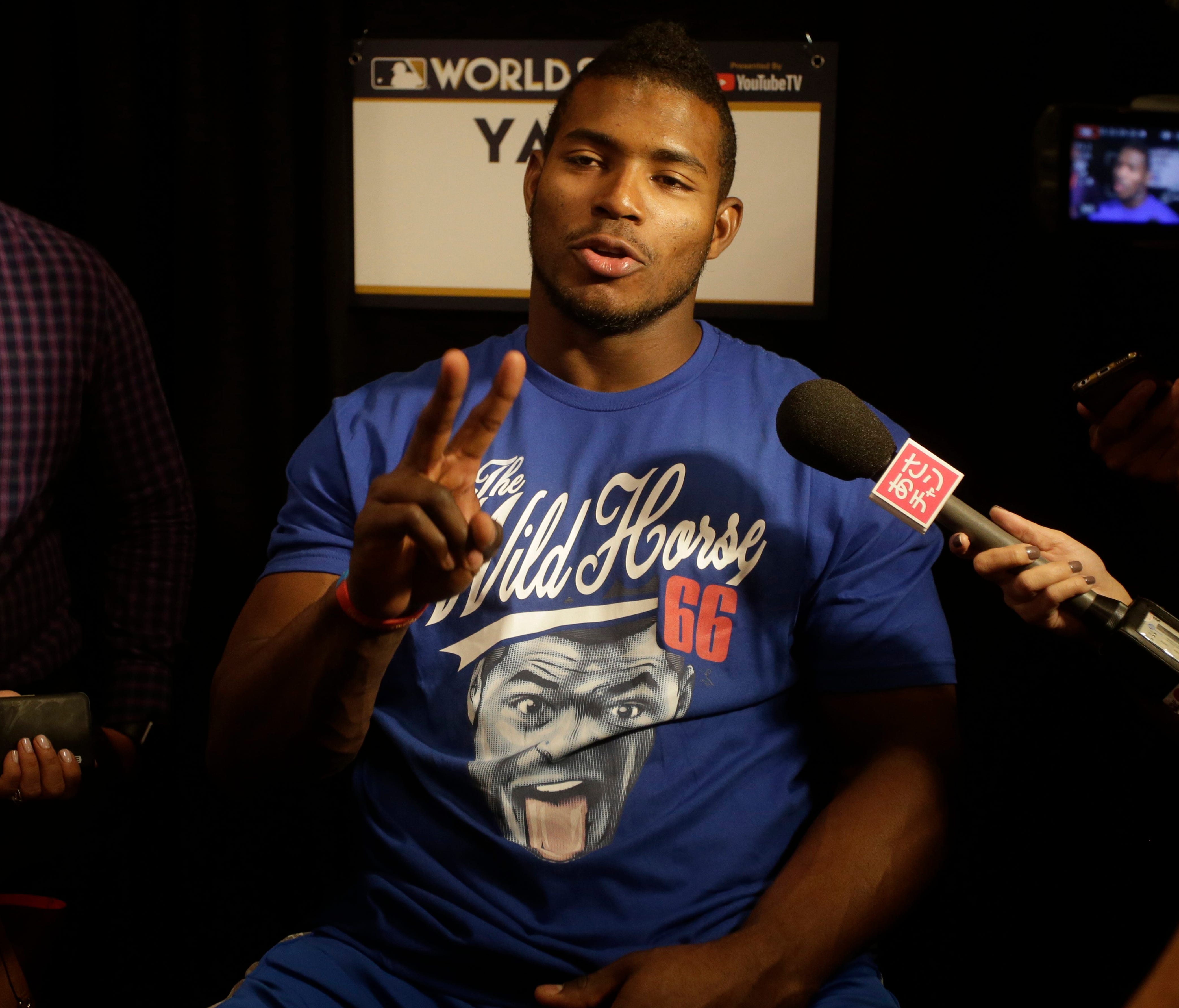 Yasiel Puig took the World Series stage with his personal brand stronger than ever.