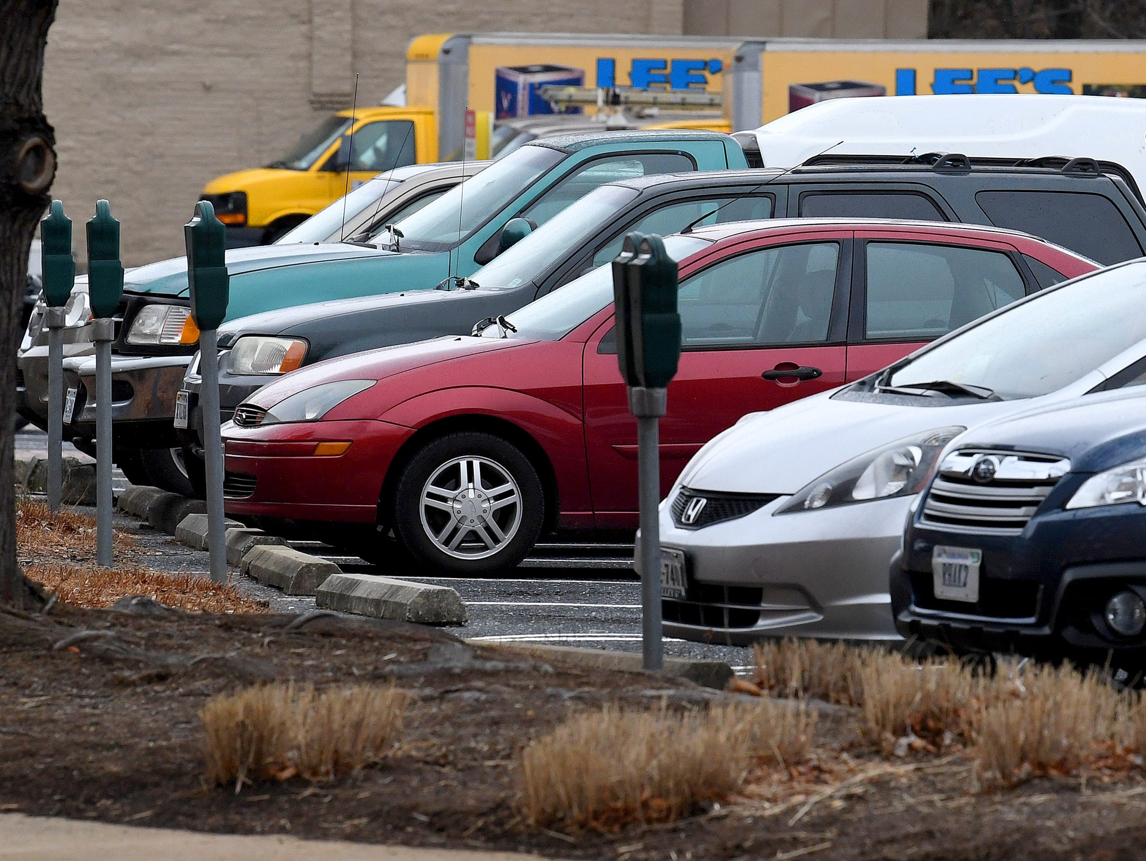 The RMA lot along Mill Street is a metered parking