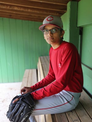 Central High School junior Kishon Patel moved from India to Springfield in July 2014. Patel played cricket in India from a young age, but took up baseball for the first time this spring.