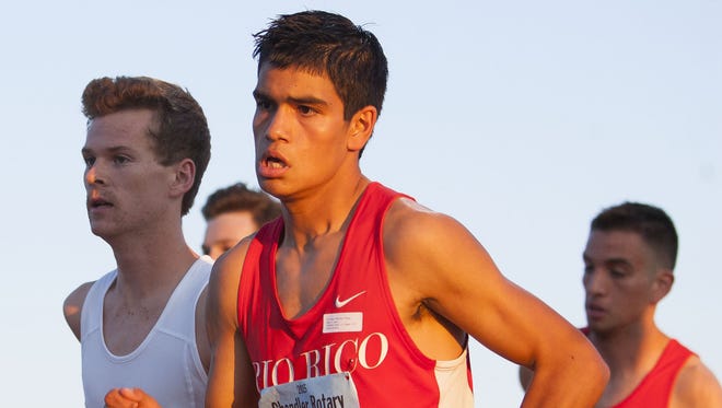 Carlos Villareal helped the Rio Rico team win the 4x800 relay at state, and gave up a chance at a third individual state title by running a leg in the 4x400 relay, instead of the individual 3,200.
