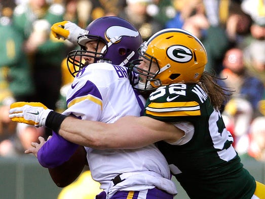 Green Bay Packers outside linebacker Clay Matthews