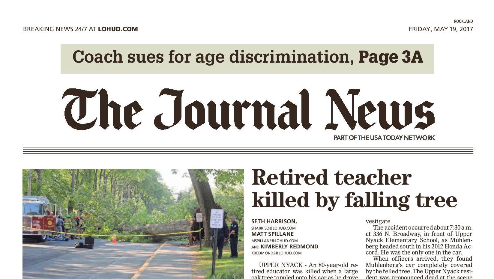 Journal News press problems affect delivery