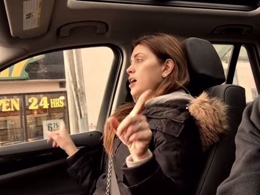 Watch Husband Secretly Films Wife Rapping In Car 