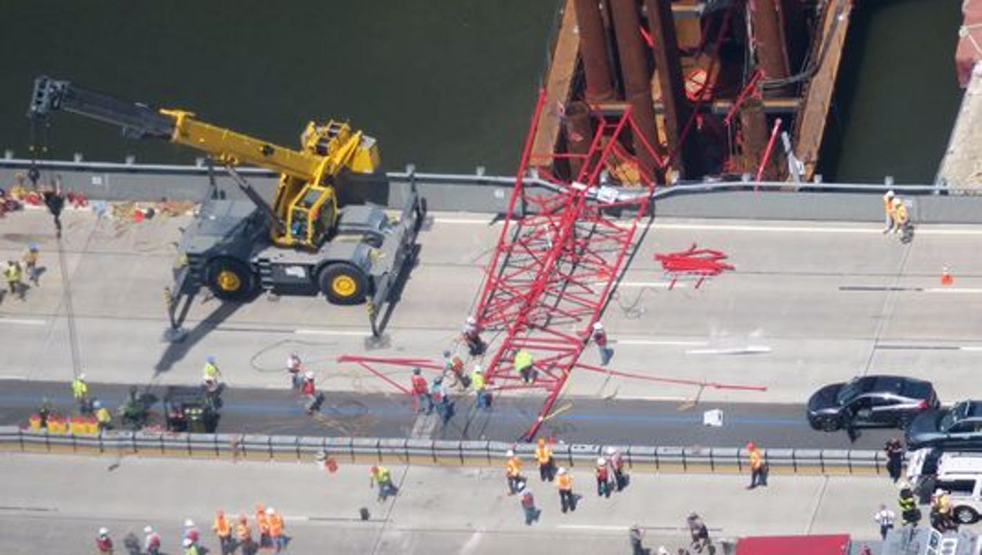 Crane collapse Worker blames 'slingshot' effect
