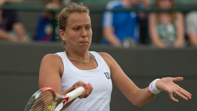 Barbora Zahlavova Strycova advanced to the final 16 at Wimbledon with a victory agains Li Na on Friday.