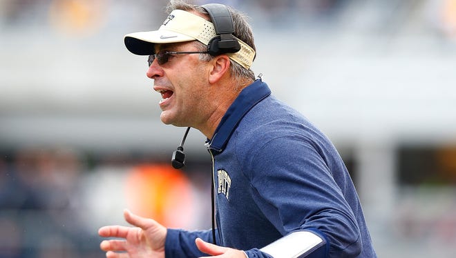Head coach Pat Narduzzi of the Pittsburgh Panthers