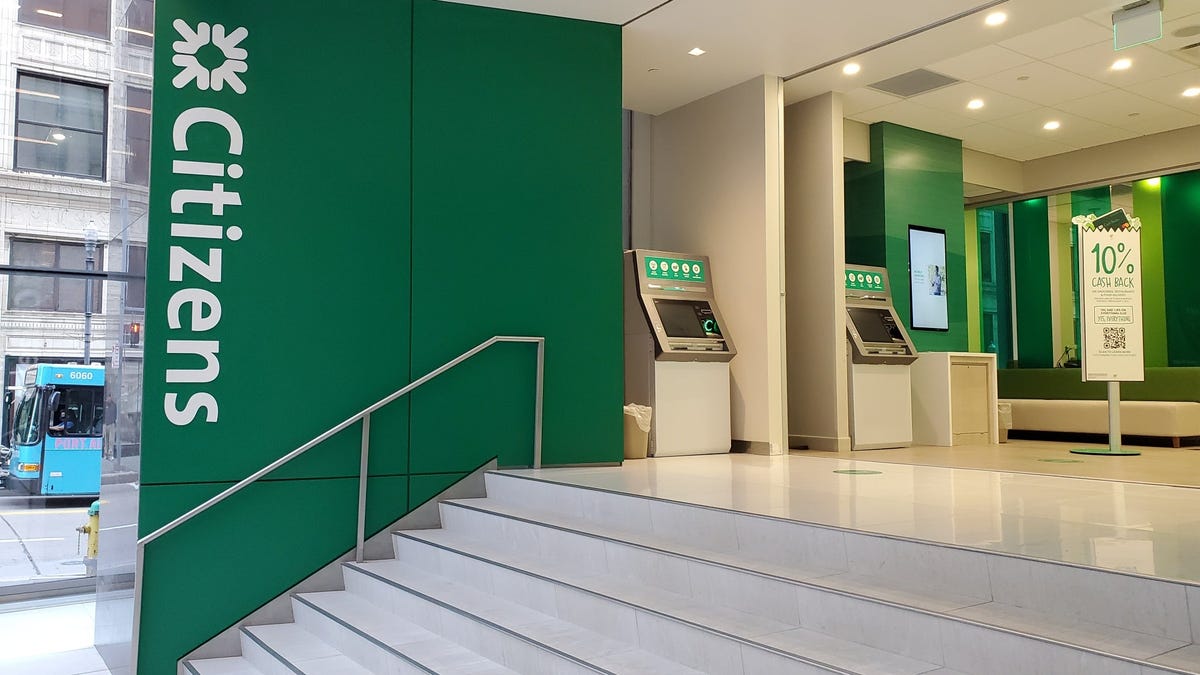 Citizens Bank to close 15 locations, including one in Rhode Island