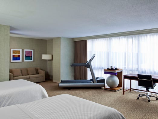 12 fitness-friendly hotel chains