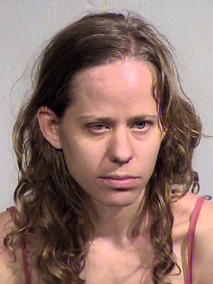 Casey Havens, 27, was arrested on Sunday, Sept. 21 for allegedly exposing herself at a Mesa Chevron station.
