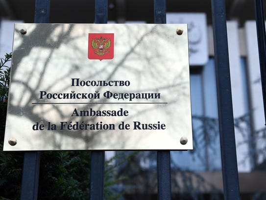 This file photo from February 14, 2014, shows a plaque